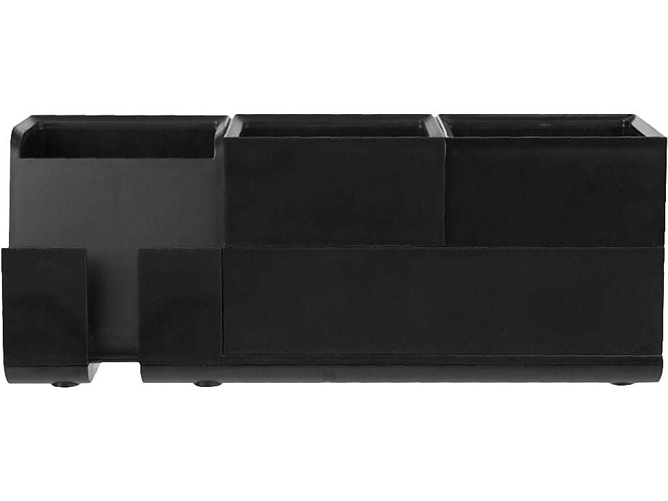 Bostitch Konnect Stackable Desk Organizer, Black Plastic (KT2-BASEKIT2-BLK)