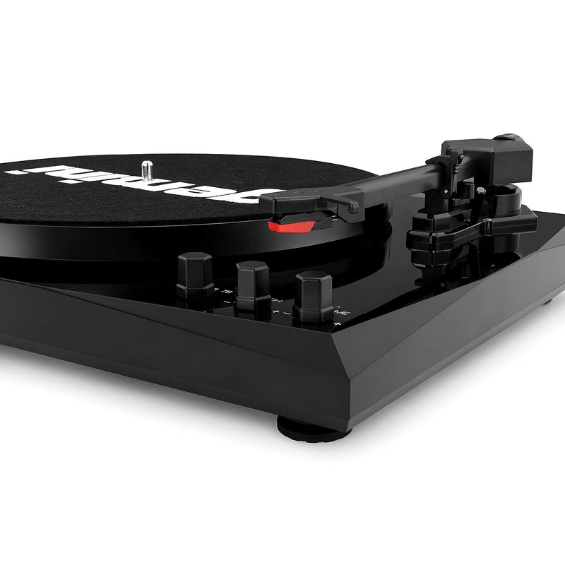Gemini TT-900B Vinyl Record Player Turntable with Bluetooth and Dual Stereo Speakers, Black, (TT-900BB)