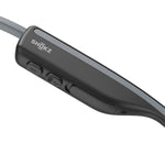 Shokz OpenMove Bone-Conduction Open-Ear Lifestyle Headphones with Microphones, Gray (S661-ST-GY-US)