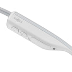 Shokz OpenMove Bone-Conduction Open-Ear Lifestyle Headphones with Microphones, White (S661-ST-WT-US)