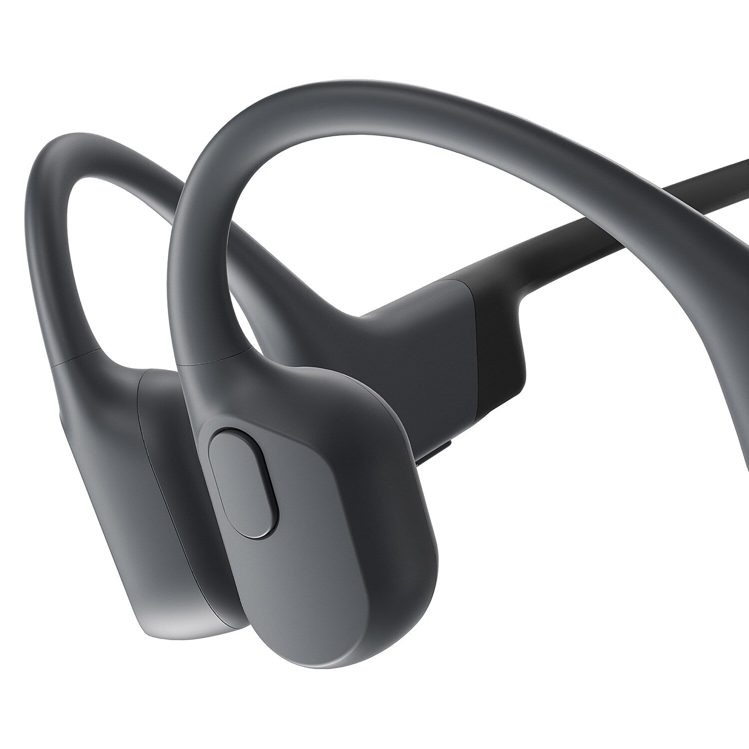 Shokz OpenRun Bone-Conduction Open-Ear Sport Headphones with Microphones, Black (VXLS803STBKUS)