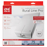 One For All Rural Line Pro Amplified Outdoor HDTV Antenna with Mounting Kit (17411)