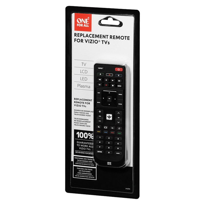 One For All Replacement Remote for Vizio TV (URC1823)