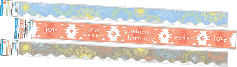 Barker Creek Double-Sided Border Set, Calming Sunset, 3 designs, 38/Set (4028)