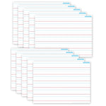 Ashley Productions® Smart Poly® PosterMat Pals® Space Savers Handwriting, 1" Ruling, 13" x 9.5", Pack of 10 (ASH97001)