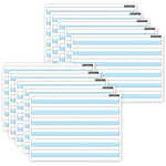 Ashley Productions® Smart Poly® PosterMat Pals® Handwriting, 1" Ruling, Blue, 13" x 9.5", Pack of 10 (ASH97015)