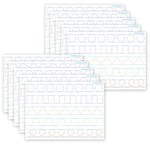 Ashley Productions® Smart Poly® PosterMat Pals® Prewriting Tracing, 13" x 9.5", Pack of 10 (ASH97017)
