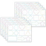 Ashley Productions® Smart Poly® PosterMat Pals® Space Savers Shapes Tracing, 13" x 9.5", Pack of 10 (ASH97018)