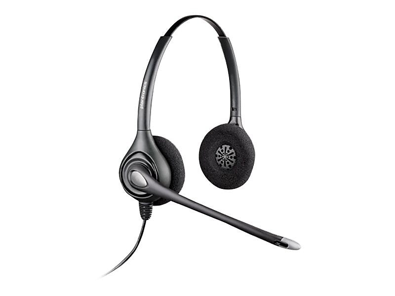 Poly SupraPlus H261N-CD Stereo On Ear Headset, Black (7S444AA)