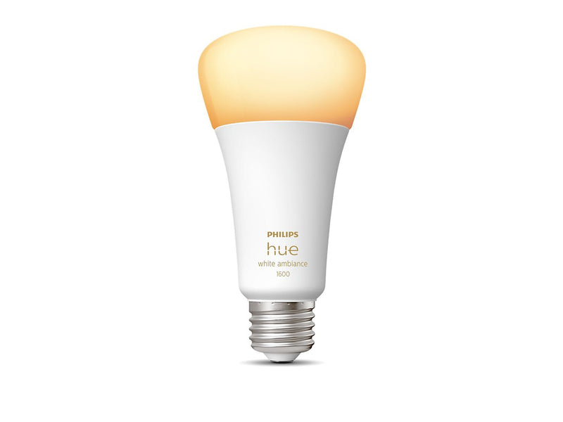 Philips Hue White Light Bulb, A21 2200K-6500K 16W E26 (562990)
