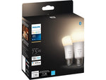 Philips Hue White Light Bulb, A19 2700K 10.5W E26, 2/Pack (563007)
