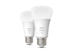 Philips Hue White Light Bulb, A19 2700K 10.5W E26, 2/Pack (563007)