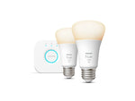 Philips Hue White Starter Kit, A19 2700K 10.5W E26 (563080)
