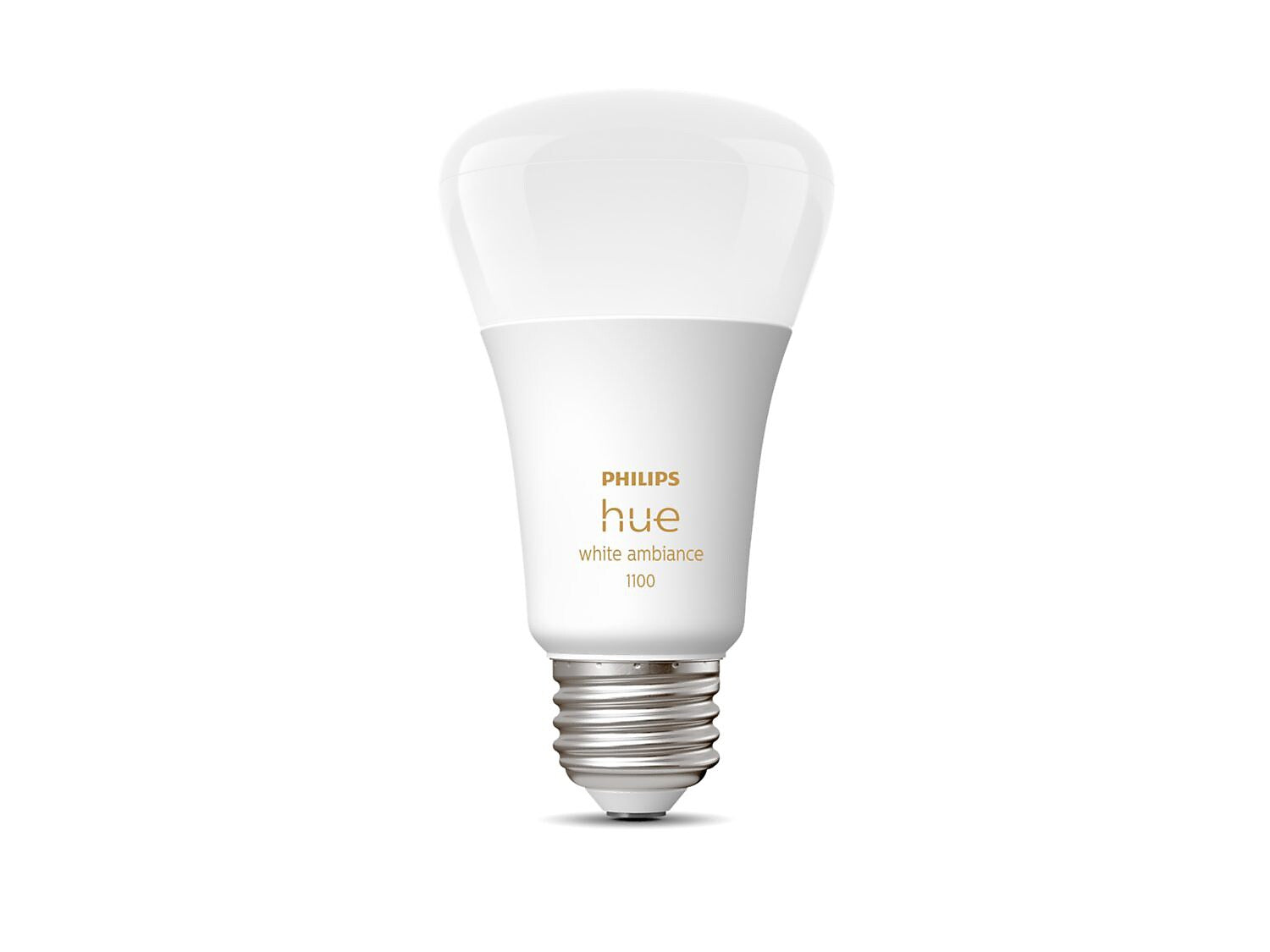 Philips Hue White Light Bulb, A19 2200K-6500K 10.5W E26 (563239)