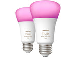 Philips Hue White Light Bulb, A21 16 Million Colors 10.5W E26, 2/Pack (563361)