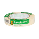 Duck General Purpose Heavy Duty Masking Tape, 0.94" x 60 yds., Beige (286509)