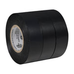 Duck Professional Heavy Duty Vinyl Electrical Tape, 0.75" x 50', Black, 3/Pack (299004)