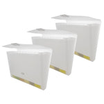 Bazic Heavy Duty Plastic Accordion File, 13 Pocket, Letter Size, Translucent White, 3/Bundle (BAZ3173-3)