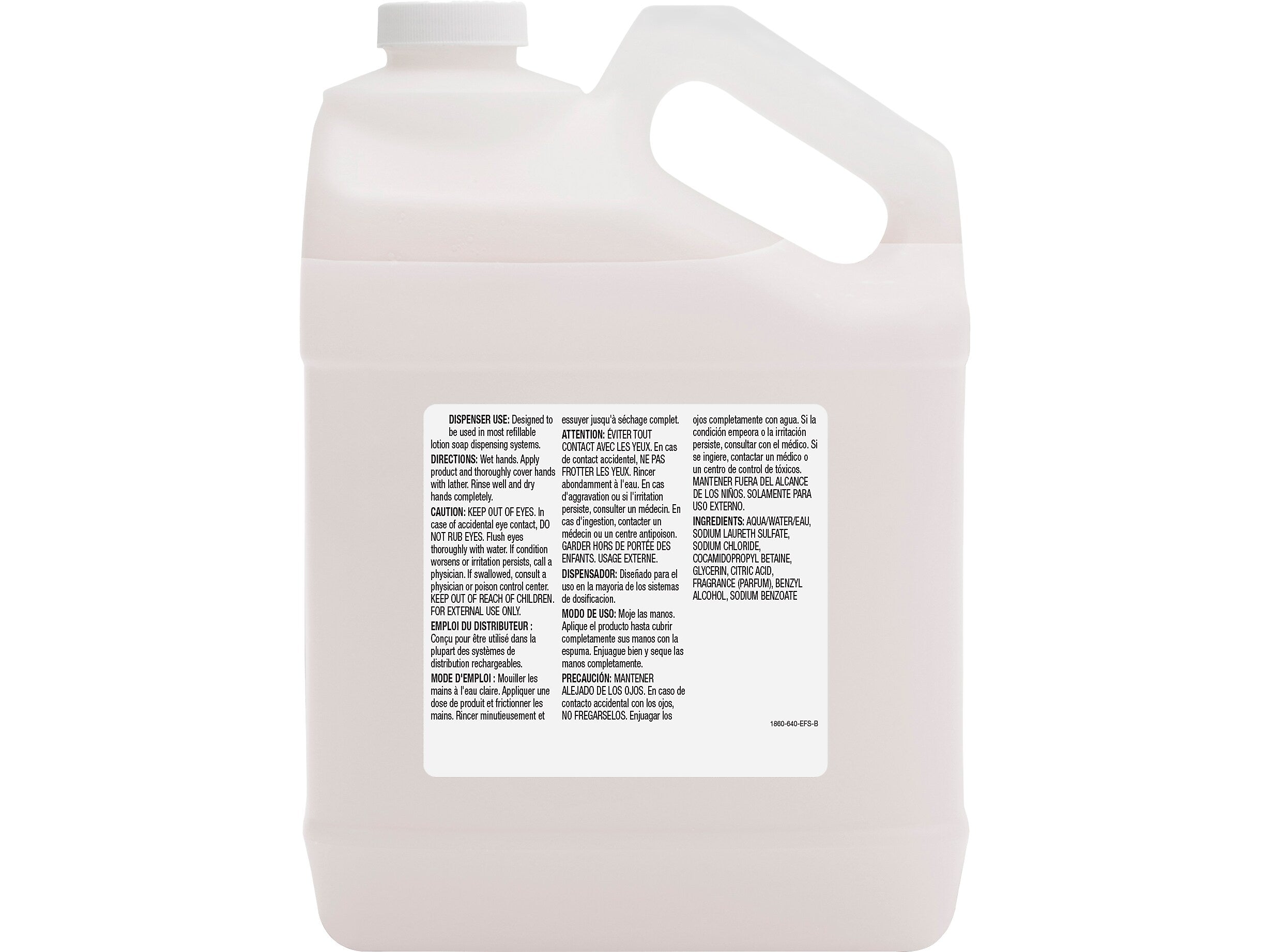GOJO Premium Liquid Hand Soap Refill, Waterfall Scent, 128 oz. (1860-04)