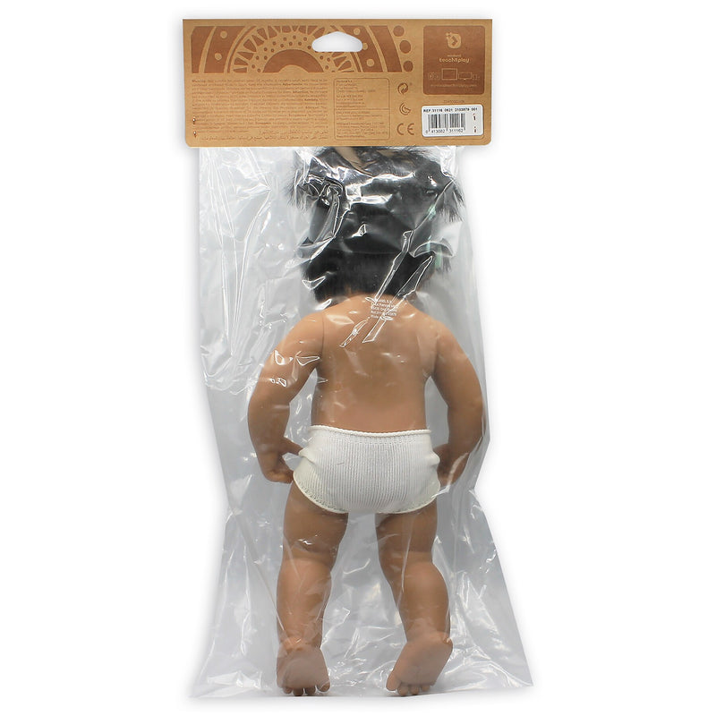 MINILAND Baby Doll Hispanic Boy With Hearing Aid, 15'' (MLE31116)
