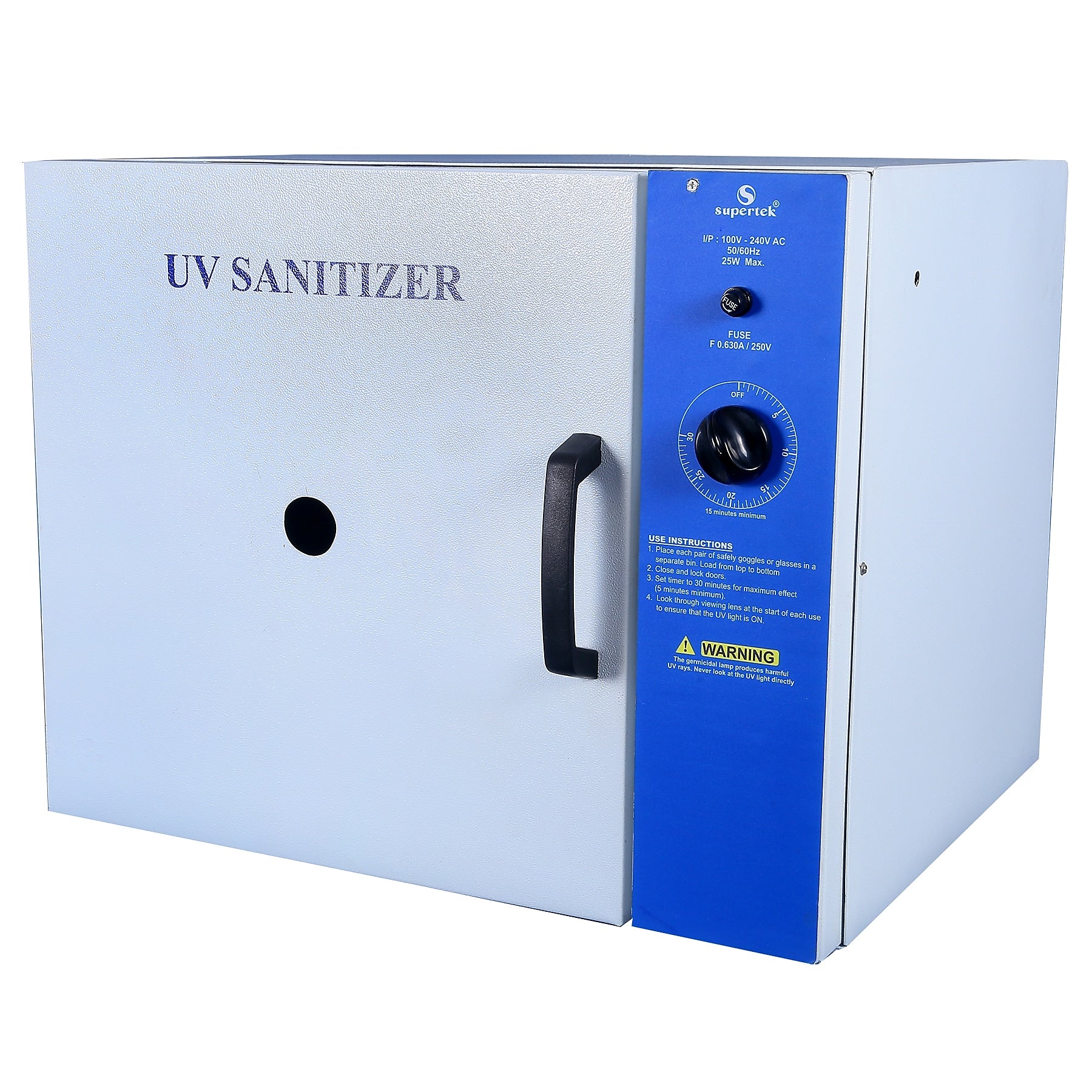Supertek, UV Sanitation Cabinet, 20.5" x 16" x 16", White (SKFCH12040S)