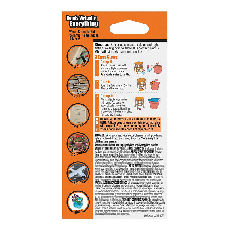 Gorilla Original Glue, 2 oz. (5000212)