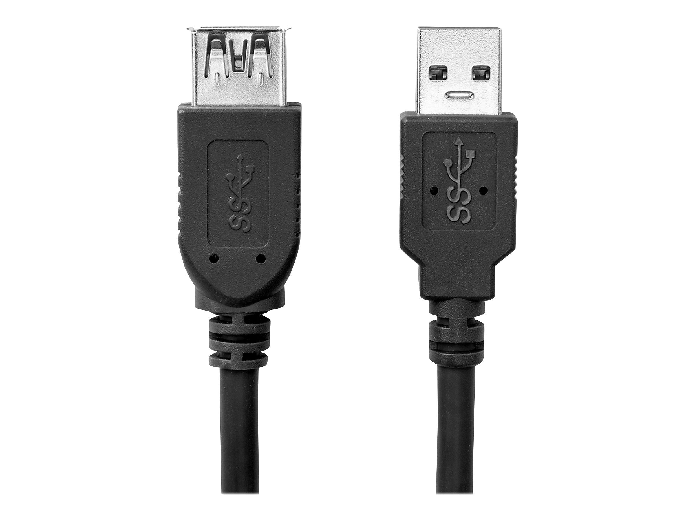 Rocstor 6' USB 3.0 A Extension Cable, Female to Male, Black (Y10C262-B1)