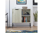 Ameriwood Modine 30"H 2-Shelf Bookcase with Adjustable Shelf, Natural (3483912COM)
