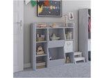 Ameriwood Tyler 40.8"H 9-Shelf Bookcase, Dove Gray Particle Board (4865412COM)