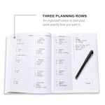 Undated Kahootie Co. 8" x 10" Planner, It's That Kinda Day, Teal Mini Dots (ITKLWTMS-H)