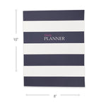 Undated Kahootie Co. 8" x 10" Planner, It's That Kinda Day, Navy Stripe (ITKLWNS-H)