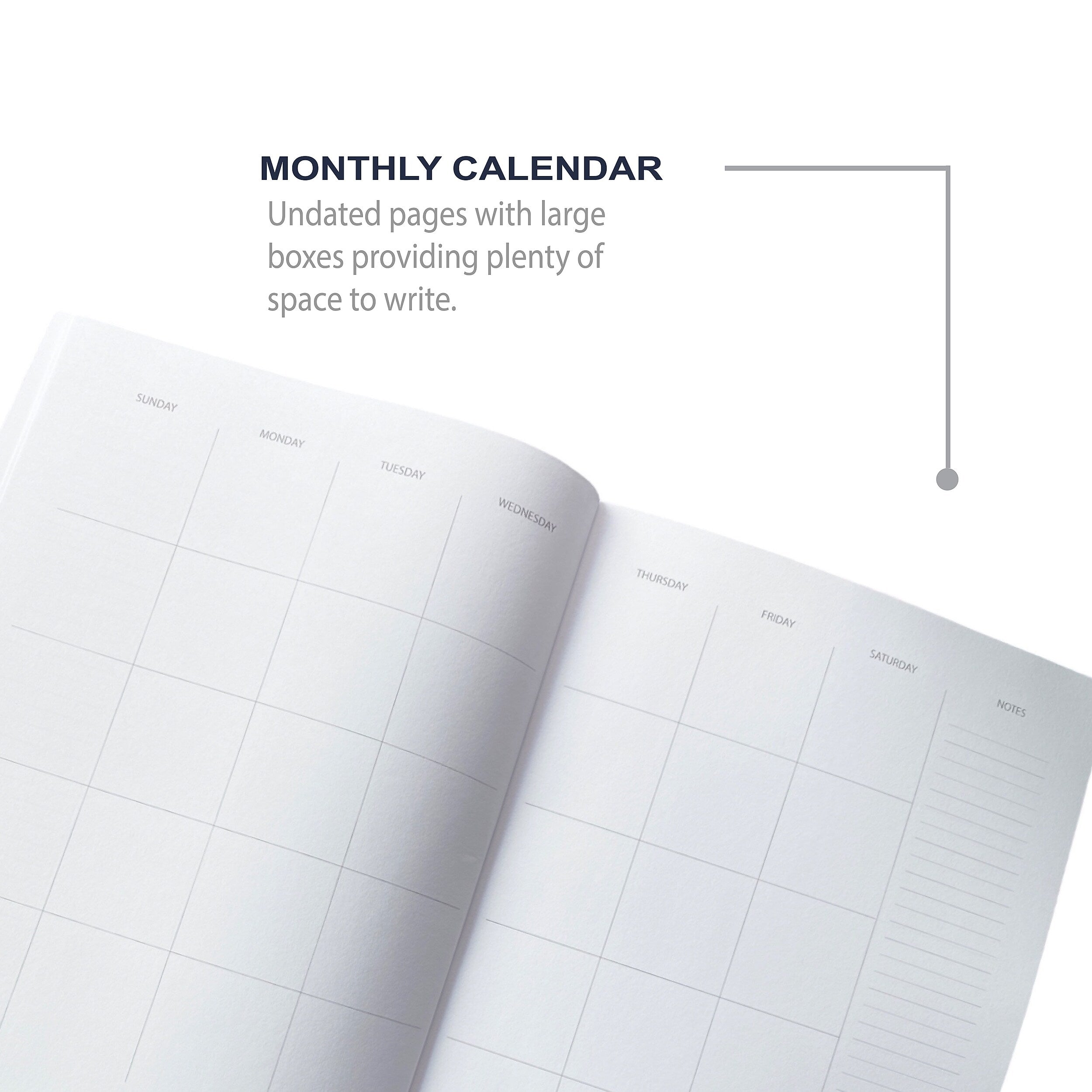 Undated Kahootie Co. 8" x 10" Planner, It's That Kinda Day, Teal Mini Dots (ITKLWTMS-H)