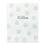 Undated Kahootie Co. 9" x 10.25" Planner, It's That Kinda Day Home and Work, Teal Polka Dot (ITKHWTPD-H)
