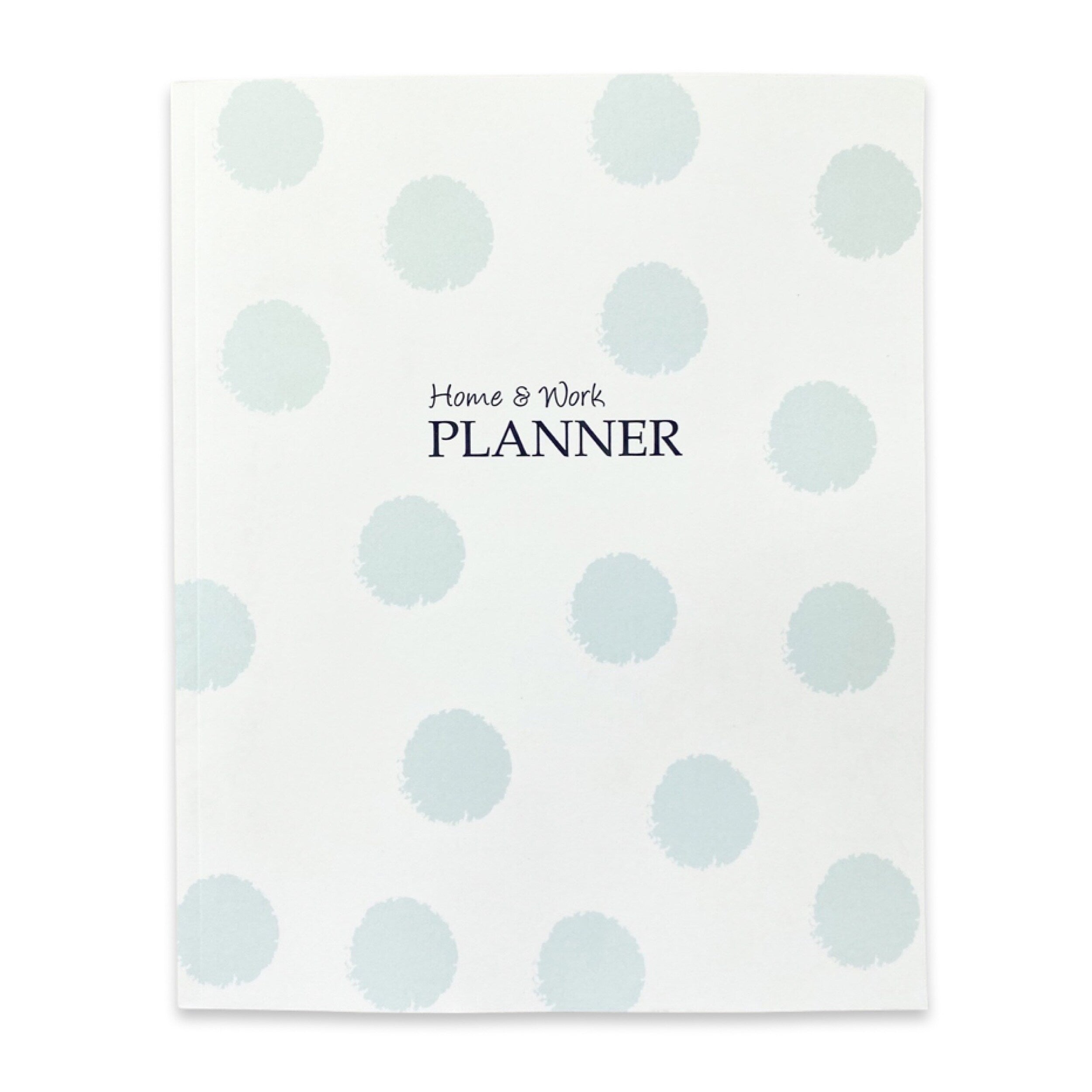 Undated Kahootie Co. 9" x 10.25" Planner, It's That Kinda Day Home and Work, Teal Polka Dot (ITKHWTPD-H)