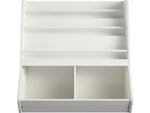 Ameriwood Tyler 36"H 5-Shelf Bookcase, White Particle Board (4947013COM)