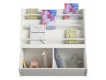 Ameriwood Tyler 36"H 5-Shelf Bookcase, White Particle Board (4947013COM)