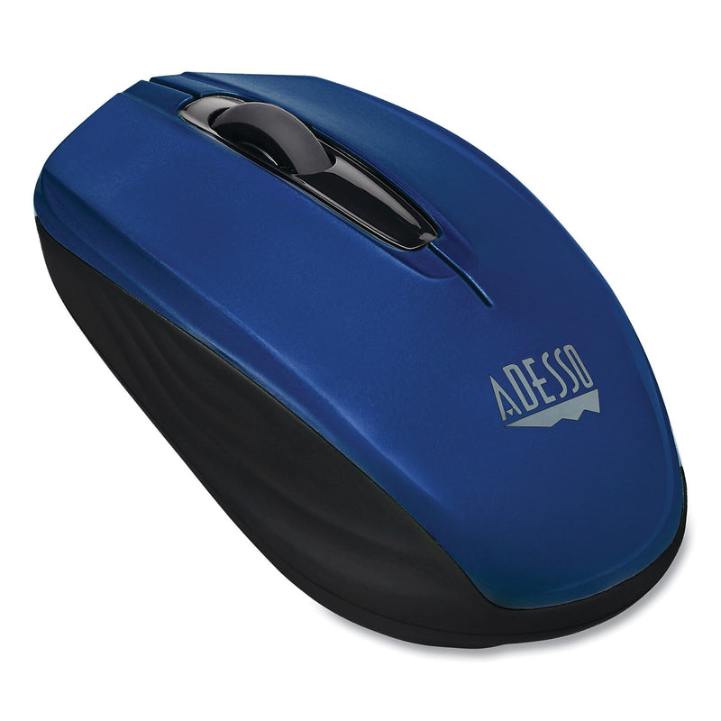 Adesso iMouse S50 Mini Wireless Ambidextrous Mouse, Blue