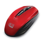 Adesso IMouse S50 Mini Wireless Ambidextrous Mouse, Red