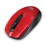 Adesso IMouse S50 Mini Wireless Ambidextrous Mouse, Red