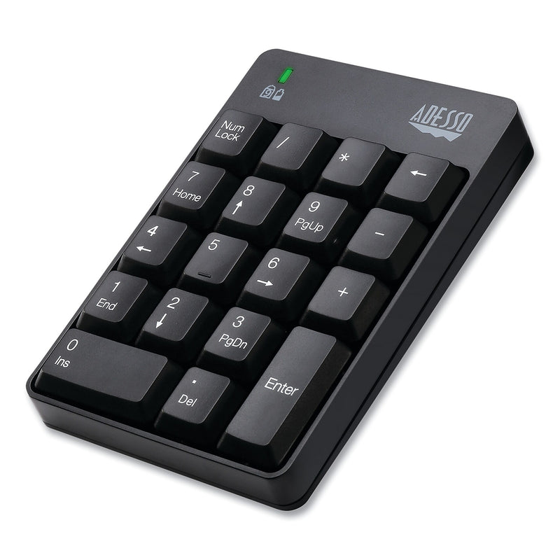 Adesso Wireless 18-Key Numeric Keypad, Black (ADEWKB6010UB)