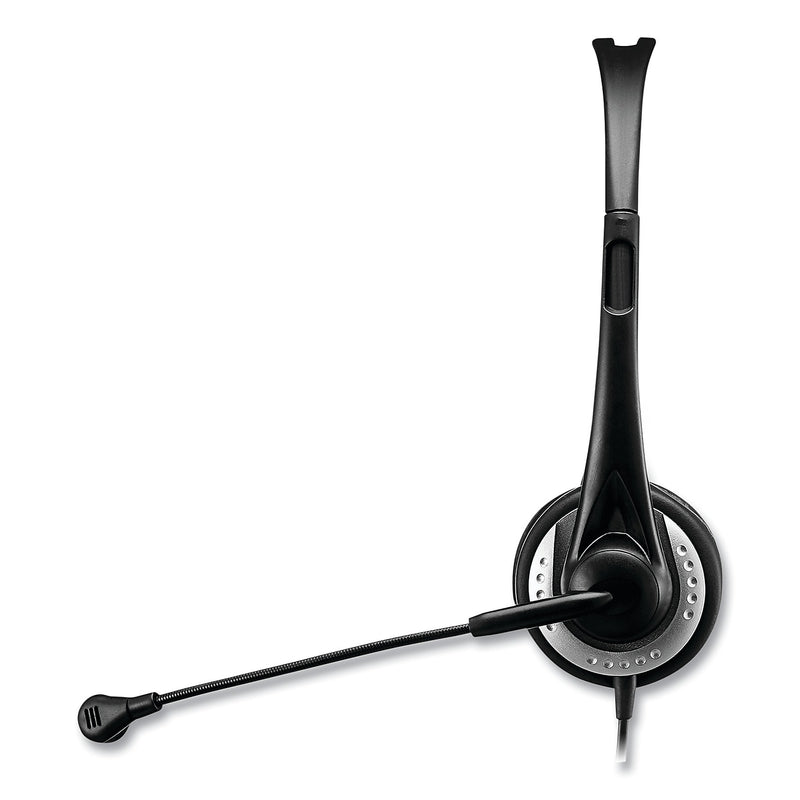 Adesso Xtream P2 USB Wired Multimedia Headset with Microphone, Binaural Over the Head, Black