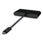 Belkin USB-C Multimedia Adapter, HDMI; Ethernet; USB-A; USB-C; VGA, 4.33", Black