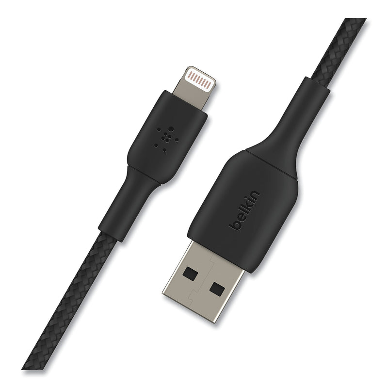 Belkin BoostCharge Lightning to USB-A Charging Cable, 6.6 ft., Black (BLKCAA002BT2MBK)