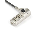 StarTech Combination Laptop Cable Lock, 6.5 ft. (LTLOCKNBL)