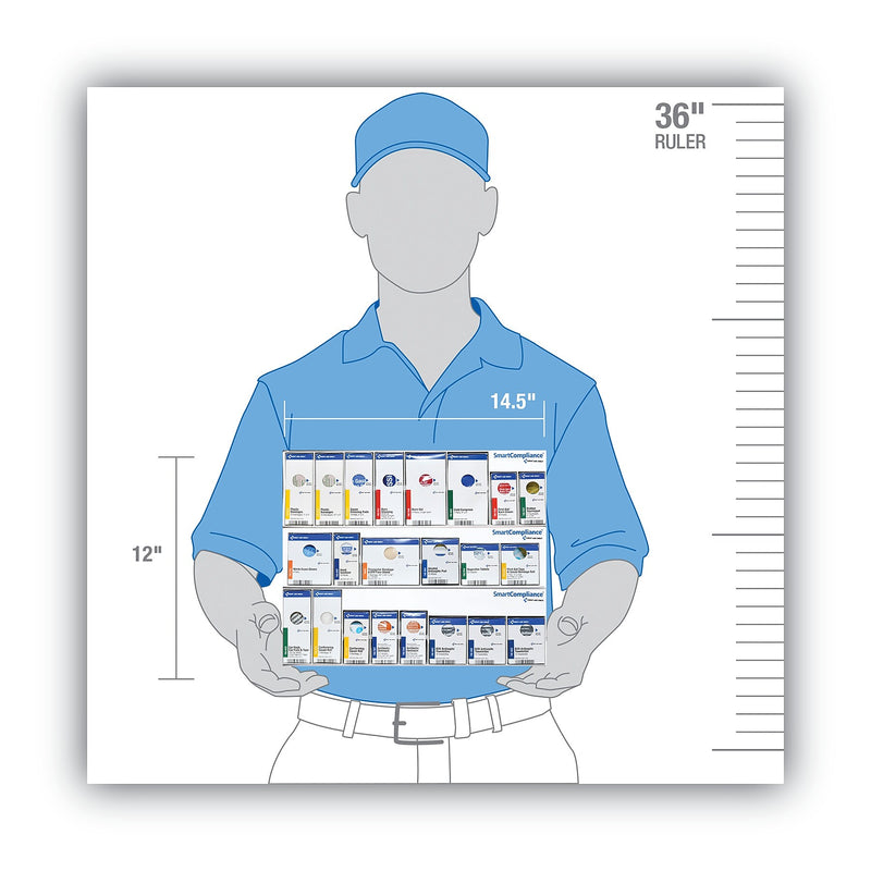 SmartCompliance RetroFit Insert Grid Kit, ANSI B, 100 People, 215 Pieces (91131-021)