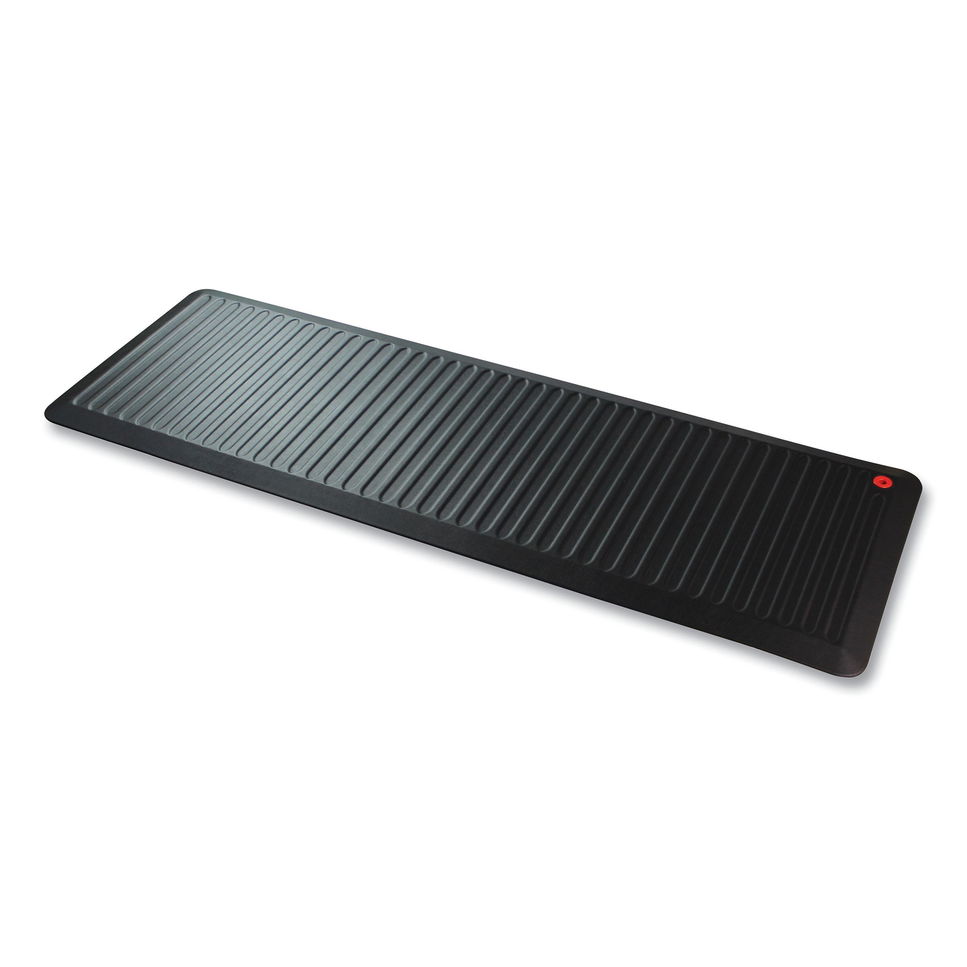 Floortex AFS-TEX 6000X Anti-Fatigue Mat, Rectangular, 23 x 67, Midnight Black