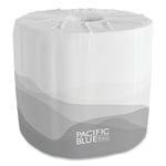 Georgia Pacific Professional Blue Basic Toilet Paper, 2-Ply, White, 550/Roll, 80 Rolls/Carton