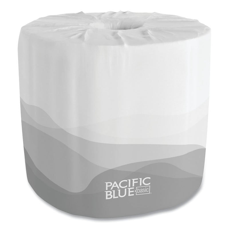 Georgia Pacific Professional Blue Basic Toilet Paper, 2-Ply, White, 550/Roll, 80 Rolls/Carton