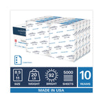 Hammermill Copy Plus Print Paper, 92 Bright, 3-Hole, 20 lb, 8.5 x 11, White, 500 Sheets/Ream, 10 Reams/Carton