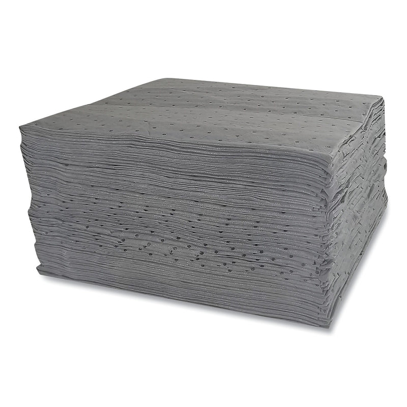 HOSPECO TASKBrand All Sorb Industrial Sorbent Pad, 0.24 gal, 15 x 18, 100/Carton